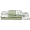 Set asciugamani bagno anemone verde