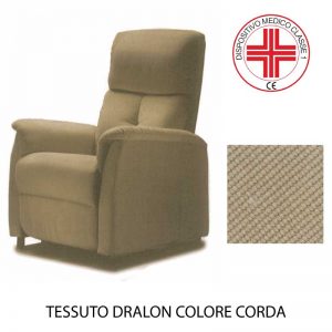 Poltrona relax alzapersona diana colore corda