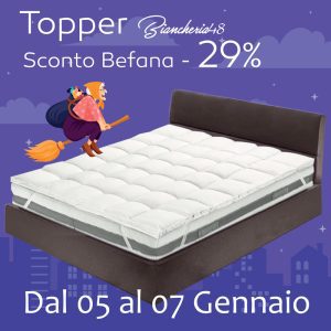 Topper sconto befana 2024