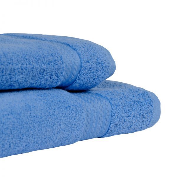 Coppia asciugamani azzurro 107 particolare