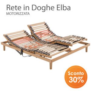 Rete in doghe elba motorizzata sconto