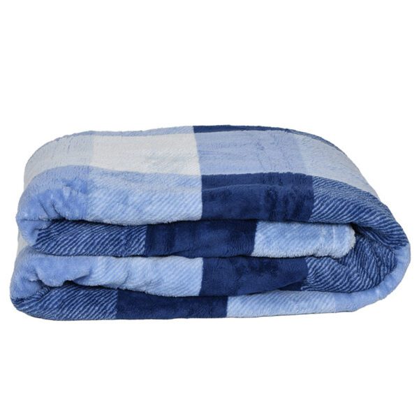 Plaid coperta london blu