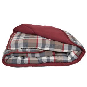 Plaid piumotto scottland rosso