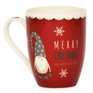 Tazza colazione merry christmas gnomo