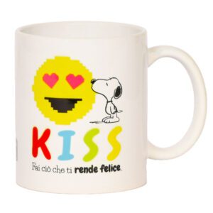 Tazza colazione snoopy kiss